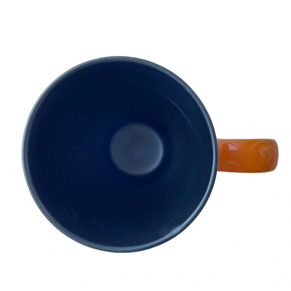 Halloween Tall 17 Oz Ceramic Mug Skeleton Black Cat Haunted House NEW - Picture 6 of 7